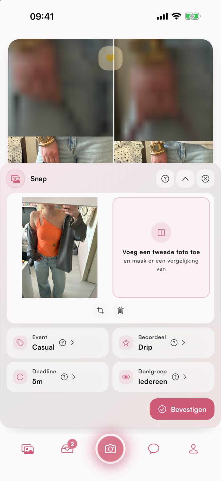 Snap creation preview